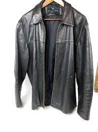 Men S Kenneth Cole Leather Jacket Leather Jacket Jackets Kenneth Cole