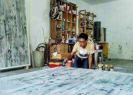 Karena menurut feng shui dipercaya memiliki arti harapan keberuntungan dan kemakmuran. Irman A Rahman Ruang Adalah Ide Dalam Lukisan Seni Co Id