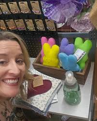Chillin with my peeps, lol😂🤣😂 These are so cute and available at Ten Pin  Antique Mall. Our vendor Beth hand makes them. Great item for decor or  Easter Basket Stuffer🐇🐰🐇🐰 #Easter #easterdecor #