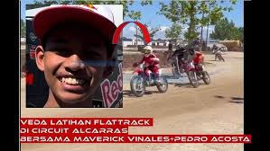 Veda latihan flattrack di Alcarras bareng Vinales dan Acosta jelang RBRC Le  Mans 2024