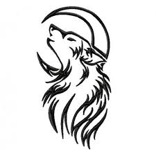 Wolf Moon Tattoo Wolf And Moon Tattoo Tribal Wolf Tattoo Simple Wolf Tattoo