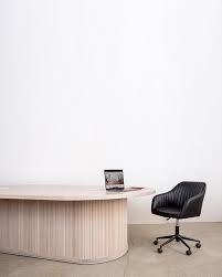 Set A Tone Of Professionalism And Style In Your Office With A Radius Conference Table Shown In Whitewashed Ash In 2020 Furniture Design Conference Table Home Decor