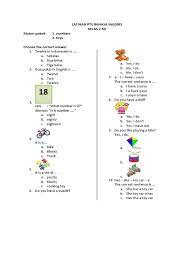 Pada kesempatan kali ini ibi akan menyampaikan materi tentang materi speaaking/berbicara bahasa inggris kelas 2 sd dan contoh tgasnyaa, langsung saja kita simak beriikut ini. Latihan Pts Bahasa Inggris Kelas 2 Sd