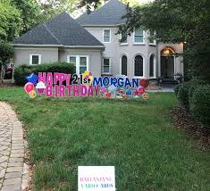 Simply customize with your business name and contact details. Birthday Lawn Sign Yard Card Rental Birthday Party Supplies In Charlotte Nc