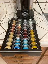 Nespresso is the engineer of the vertuo line of coffee machines and the technology that powers them. Vl Pod Storage Love It Everie Crystal Tempered Glass Top Organizer Drawer Holder Compatible With Nespresso Vertuo Capsules Compatible With 40 Big Or 52 Small Vertuoline Pods Https Www Amazon Com Dp B07z3ysjf7 Ref