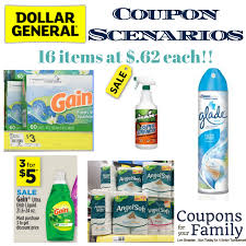 Dollar General Coupon Scenario Today Only W All Dg Digital Coupons 7 Laundry Items For 1 17 Each Dollar General Couponing Dollar General Digital Coupons Dollar General