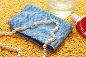 You want to use a damp cloth and wipe each pearl. How To Clean A Pearl Necklace 5 Steps With Pictures Wikihow