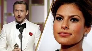 Ryan gosling, emma stone and more stars read 'mean tweets' during the 2017 oscars — watch ryan gosling wore a ruffled shirt to the oscars 2017 on sunday, february 26 in l.a., and twitter. Ryan Gosling Dedicates 2017 Golden Globes Award To Wife Eva Mendes In Emotional Acceptance Speech Youtube