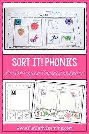 Sort It Letter Sound Correspondence No Prep Activity For Phonics Letter Sound Correspondence Letter Sounds Phonics