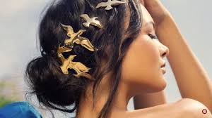 Demi Moore's Glossy Long Dark Hair