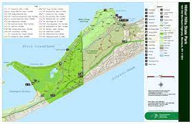 We ended up using the main bath house in the middle of the beach but it felt like a 1/4 mile hike in an emergency! Hither Hills State Park Trail Map New York State Parks Avenza Maps