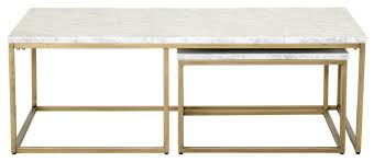 Account & lists account returns & orders. Orient Express Traditions Carrera Nesting Coffee Table White Marble Top Contemporary Coffee Tables By Unlimited Furniture Group Houzz