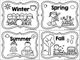 A few boxes of crayons and a variety of coloring and activity pages can help keep kids from getting restless while thanksgiving dinner is cooking. 4 Seasons Coloring Pages Coloring Home