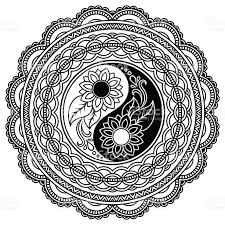 Vector Henna Tatoo Mandala Yinyang Decorative Symbol Mehndi Style Vector Id544449370 1024 1024 Pirografia