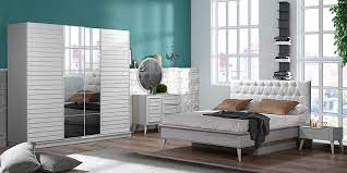 4 5 6 ve sürgü kapılı alternatifleri bulunan perla yatak odası takımı kullanılan dekoratif malzemeleri country tarzı havası yerden yüksek lükens ayakları ile görsel açıdan. Beykoz Beyaz Yatak Odasi Inegol Mobilya