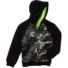 boys sherpa hoodie available in solids camo and marled