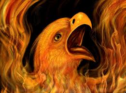1 but once every thousand years, he spreads his wings and sings over a large mass of firewood, and when he is overjoyed by his song, he kindles a fire in his beak, and when it burns in the fire, an egg emerges from it, which immediately catches fire and burns. Symbolism Of The Mythical Phoenix Bird Renewal Rebirth And Destruction Ancient Origins