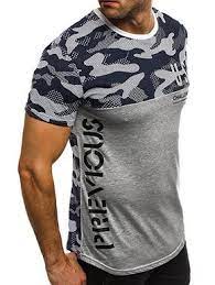 ozonee herren t shirt mit motiv kurzarm rundhals figurbetont j style ss125 grau m camisetas masculinas moda masculina modelos de camisetas
