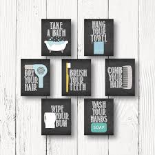 Bathroom Printables Bathroom Wall Art Printable Wall Art Etsy Bathroom Printables Rustic Bathroom Wall Decor Bathroom Wall Art