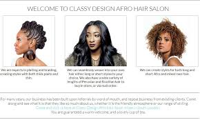 The services a hair salon offers vary greatly by location. Classy Design Afro Hair Salon Afro Caribbean Directory