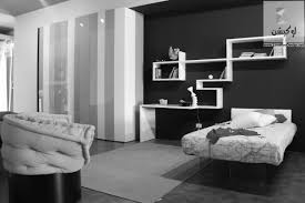 ديكور غرف نوم باللون الاسود والابيض