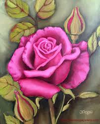 Plenty Of Beauty Plenty Of Art Floral Paintings Pintura De Tulipan Rosas Pintadas Pintura De Flores En Acrilico