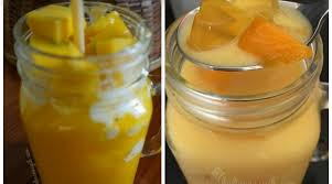 Mangga harum manis•susu uht full cream•gula pasir•air matang•nutrijell rasa mangga•toping : Jus Mangga Dan Es Mangga Jelly Dessert Zaman Now Yang Segar Di Mulut Kuliner Asyik