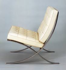 Recently upholstered with the green genuine leather. Ludwig Mies Van Der Rohe Barcelona Chair Designed 1929 This Example 1953 Moma