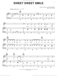G d em c d g d em c d g d c d g terbayang raut senyum dari nenek tua di sebrang jalan saat pagi menjelang Carpenters Sweet Sweet Smile Sheet Music For Voice Piano Or Guitar