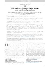 Shedding is defined as having excessive numbers of hairs falling out daily. Https Daneshyari Com Article Preview 5648328 Pdf