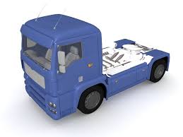 Blue Tractor Truck 3d Model 3ds Max Files Free Download Modeling 29184 On Cadnav Trucks Tractors 3d Model