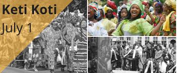 Although july 1, 1863, was the day when slavery was formally abolished in suriname and the kingdom of the. Keti Koti Stad