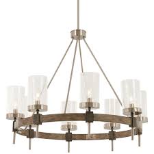 Shop Minka Lavery Bridlewood 8 Light Stone Grey W Brushed Nickel Chandelier Overstock 20089636