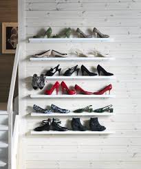 20 Ways To Use Ikea S Ribba Picture Ledges All Over The House Picture Ledge Shoe Storage Ikea