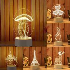 Chilvane night light led magnetic auto motion sensor light portable no plug lamp usb charge for wall hallway wardrobe table stairwell cabinet bedroom kitchen etc. Home Garden Led Table Desk Warm Room Lamp Night Light Wood Base Bedroom Gift Of Usb Charging Lamps Lighting Ceiling Fans