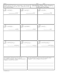 For example, one mole of carbon would have a mass of 12.011 grams. Calculating The Molar Mass From Chemical Formula Chemistry Homework Worksheet