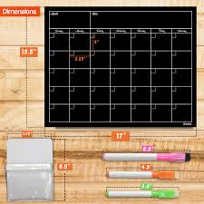 Consider models with large spaces each day to list information. Dry Erase Magnetic Monthly Calendar Chazra Official Website