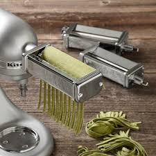 kitchenaid stand mixer pasta roller attachment williams sonoma in 2021 kitchen aid pasta attachment kitchen aid mixer attachments kitchenaid stand mixer