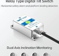 【SINRT-232 Relay-Output-Type Tilt Switch】 High-Precision Dual-axis Analog  (0.05° Accuracy) Security Inclinometer, Anti- Vibration Tilt Angle Alarm ...