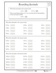 Worksheets Word Lists And Activities Greatschools Upper Elementary Math Rounding Decimals Math Decimals
