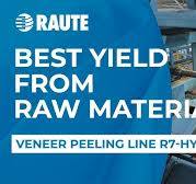 Maximize Wood Recovery: Raute Veneer Peeling Line R7-Hybrid Reaches the  Smallest Core