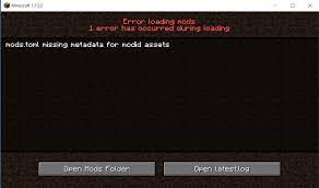 Vortex would tell you if you had a missing master and too many character animations can. 1 13 2 Mods Toml Missing Metadata For Modid Assets Modder Support Forge Forums