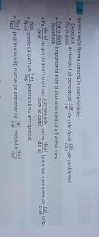 (mănâncă tot o dată), adv. Incercuieste Forma CorectÄƒ In ComunicÄƒrile DeodatÄƒi Arai Inceput SÄƒ Povestesti De Cele DouÄƒcÄƒide O Brainly Ro