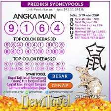 Togel Wap Prediksi Sidney Sabtu 17 Oktober 2020 Di 2020 Selasa Mainan 28 Agustus