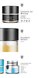 Cosmetic Glass Jar Mockup 1 In 2020 Glass Jars Cosmetic Jars Jar Image