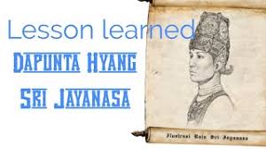Kami akan mencoba mengumpulkan informasi dari berbagai sumber mengenai dapunta hyang sri jayanasa. Lesson Learned Dari Raja Pertama Sriwijaya Dapunta Hyang Sri Jaya Nasa Youtube