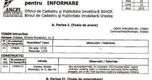 Extrasul de carte funciară pentru informare poate fi eliberat oricărei persoane interesate de situaţia juridică a unui imobil. Carte FunciarÄ Stiri Online Despre Carte FunciarÄ In Ziarul Cuget Liber De Constanta