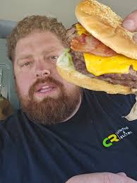 Trying The Purple Burger