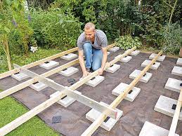 Ein eigenes podest bauen und unter dem podest verstecken wir das bett? Holzdeck Bauen Diy Academy