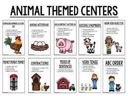 Farm Animal First Grade Ela Math First Grade Themes Thematic Units First Grade